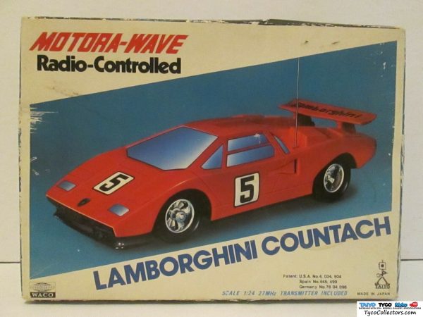7715 27 Taiyo Lamborghini Countach Motora wave Box Front