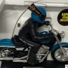 2853 27 Tyco Harley Davidson RC Motorcycle Blue Bike 3