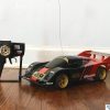 Unknown Tyco Porsche 962C Red Car with Controller