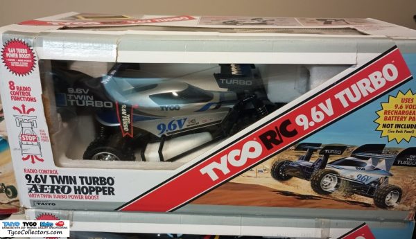 2628 Tyco Twin Turbo Aero Hopper Box Front Silver
