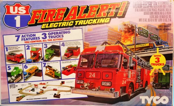 3214 Tyco US1 Fire Alert Electric Trucking Box Front