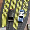 6226 Tyco The A Team Action Racing Cars on Track