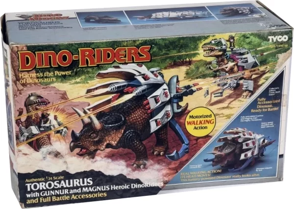 9141 Tyco Dino Riders Torosaurus Box Perspective