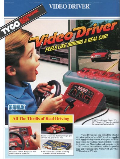 Tyco Catalog 1990 - Video Driver by Sega
