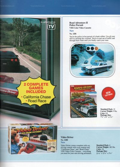 Tyco Catalog 1990 - Video Driver by Sega Pg2