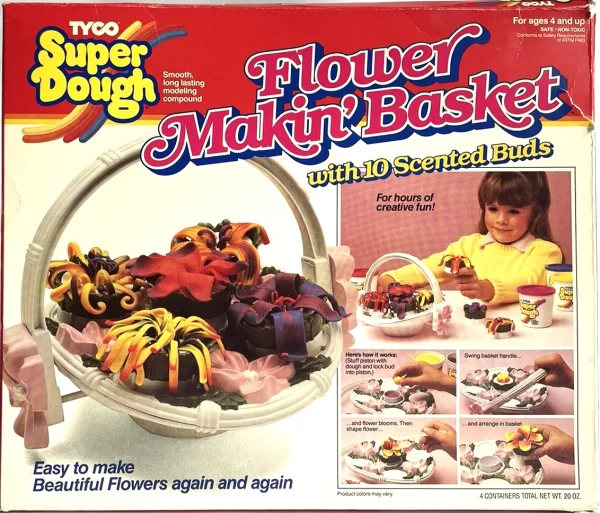 4300 Tyco Flower Makin Basket Original Box Front