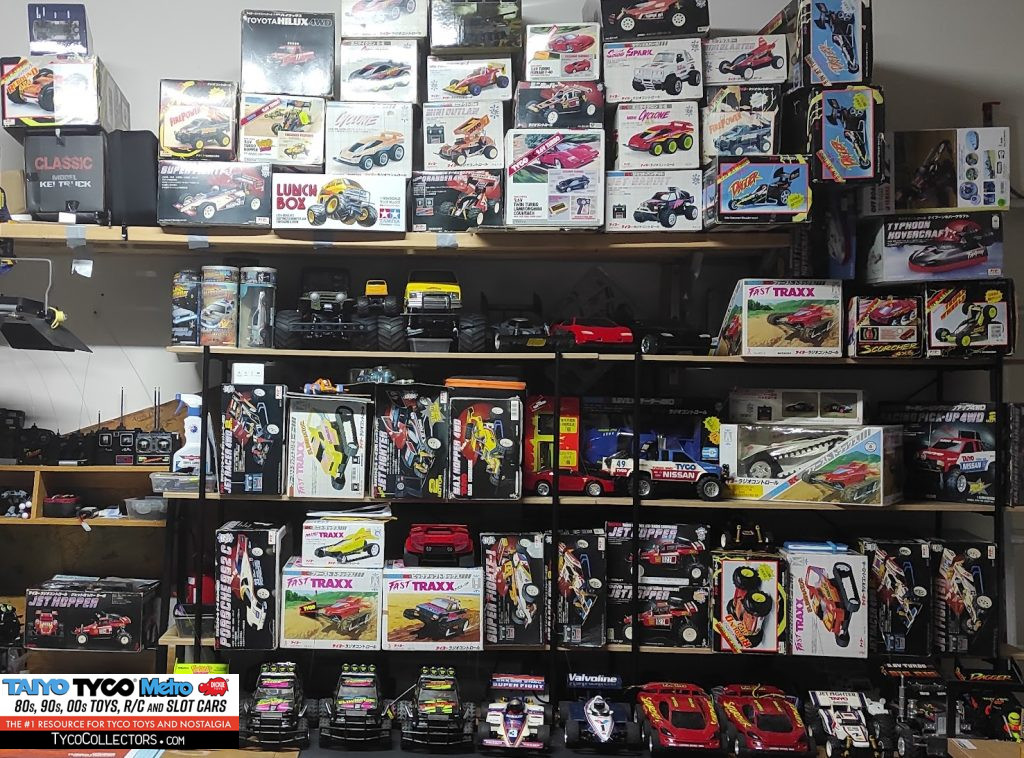 My collection as January 2023 was originally an rc car display, now just storage!