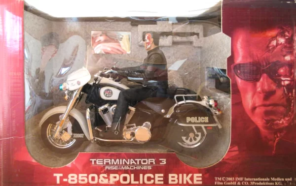 A371 Taiyo Terminator 3 Police Bike Box Front