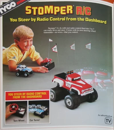 Tyco Stomper 7 1987 Tyco Stomper Series Stomper RC