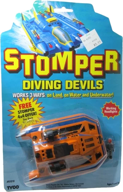 Tyco Stomper 8 61018 Tyco Stomper Diving Devils Box Front